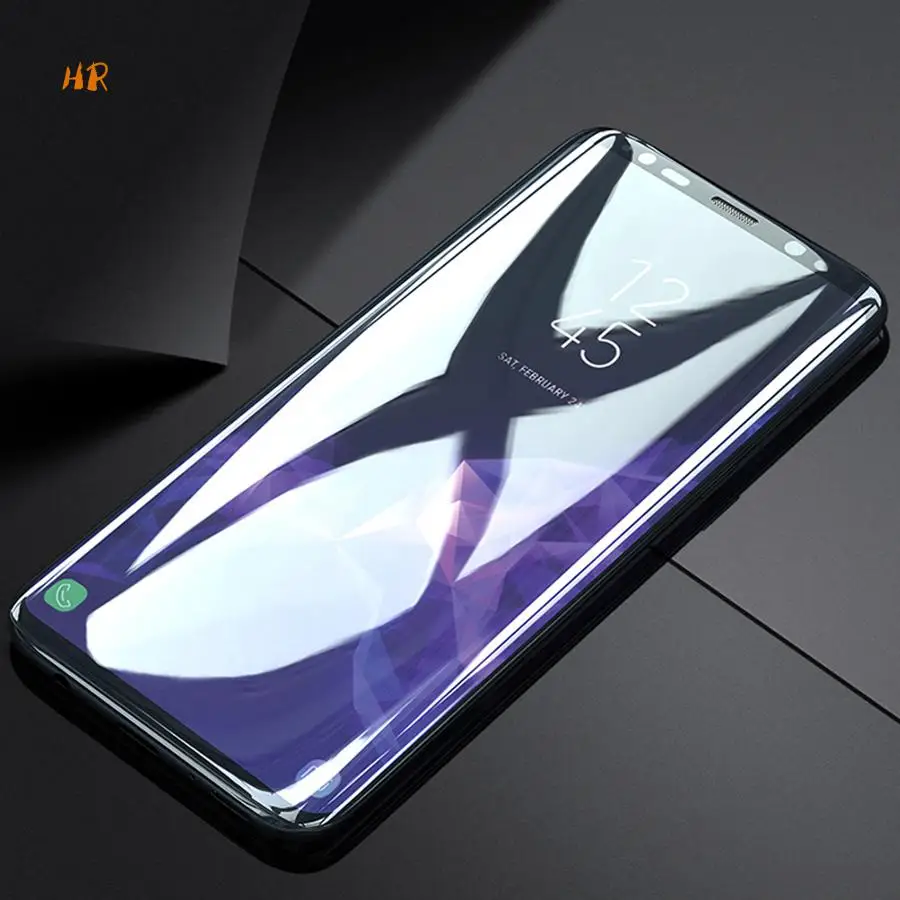 500 шт 3D полное покрытие протектор экрана для Samsung Galaxy S10 Plus Note 9 8 Защитная пленка из