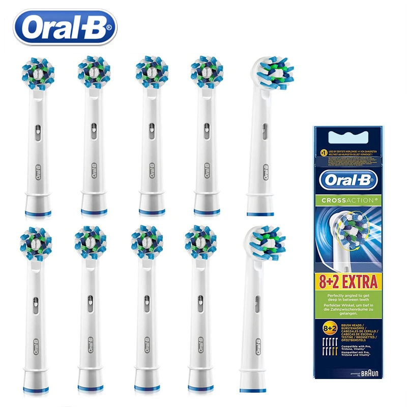 Сменная головка зубной щетки Oral B для электрической взрослых с мягкой щетиной