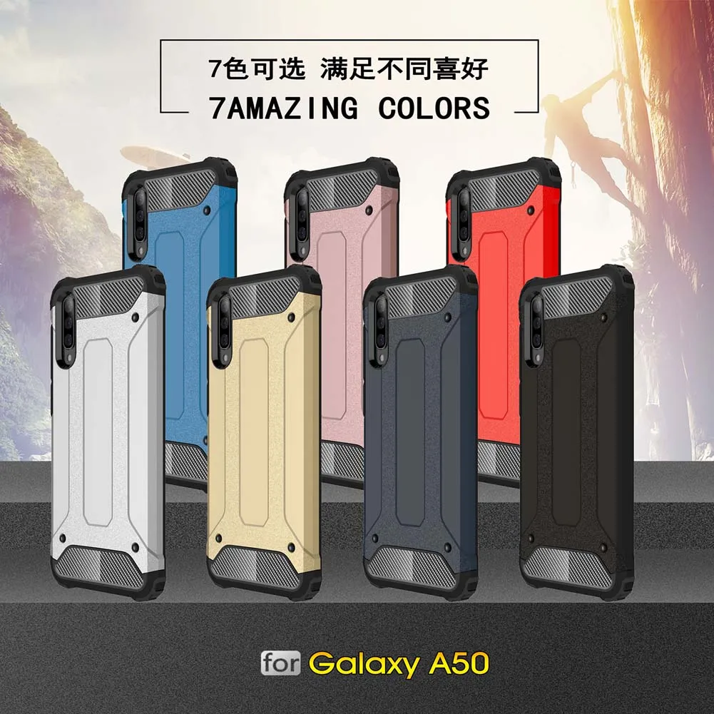 Armor Case for Samsung Galaxy A50 A 50 2019 A505 SM-A505F/DS A505F/DS SM-A505 SM-A505FN/DS Phone Bumper Protection Cover |