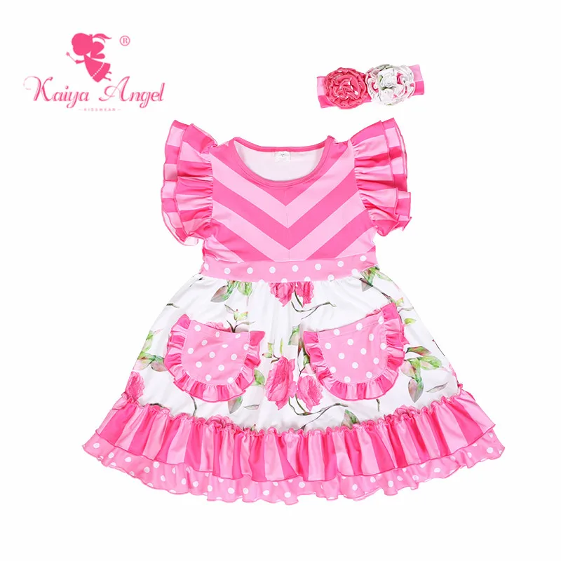Kaiya Angel/Одежда для новорожденных девочек сезон лето-осень-зима одежда с розами и