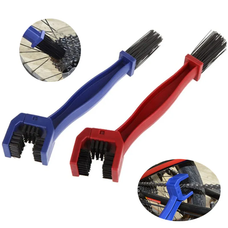 Pratical Велоспорт для мотоциклов велосипедов цепь Чистая щетка маховик коленчатый