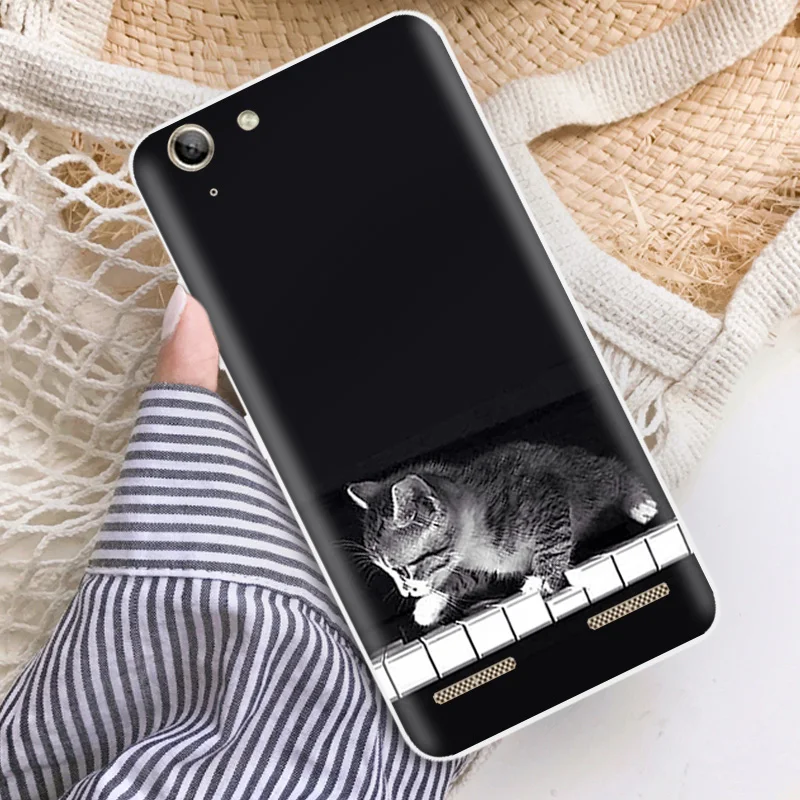 Капа для lenovo Vibe K5 Plus Ультратонкий силиконовый Милая чехол телефона 5 0 &quotдля