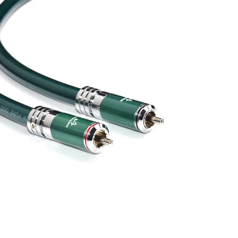 ATAUDIO Hifi RCA кабель высокого качества 7N OCC двойной штекер к двойному аудио