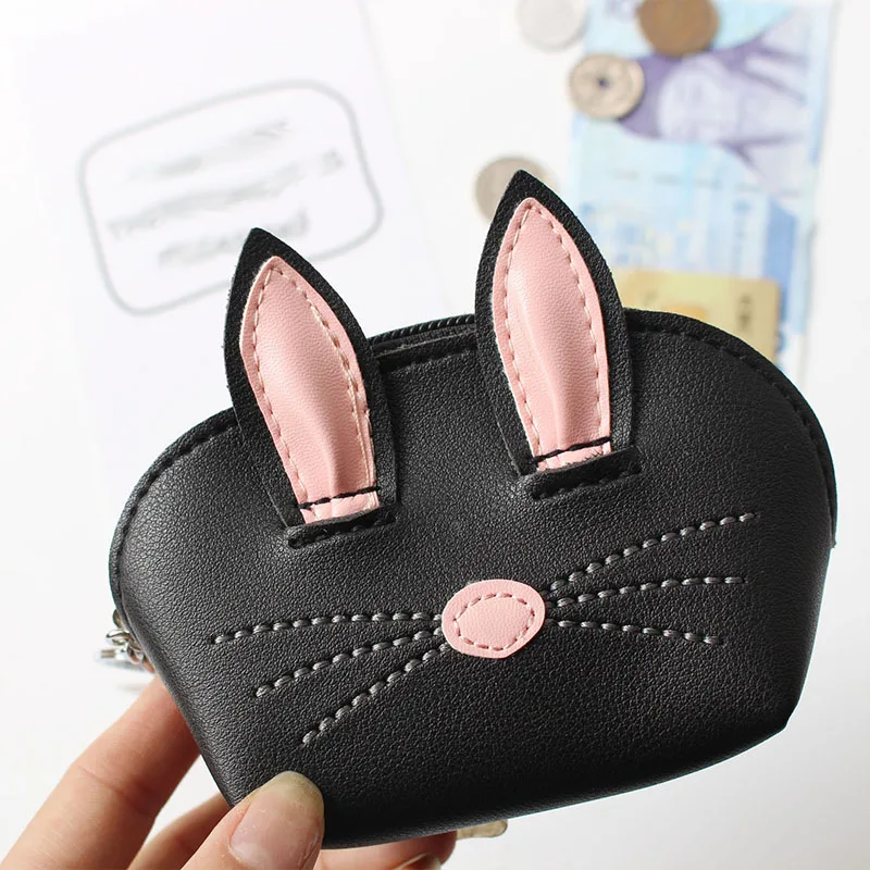 Девушки кошельки Кошелек для монет меховые наушники кошелек женщины милый
