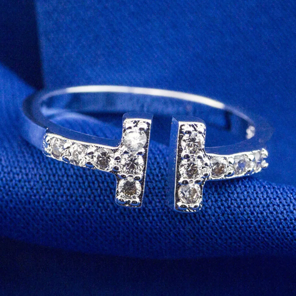 Женское кольцо из серебра 925 пробы с регулируемым размером | Украшения и