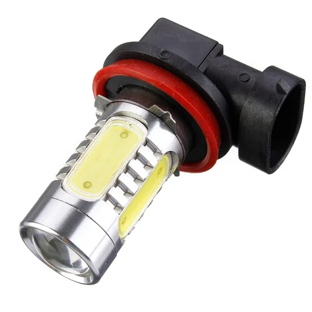 2 шт. ультра яркий 7 5 W 12V 6000K H8 H11 COB Белый Противотуманные фары дальнего света