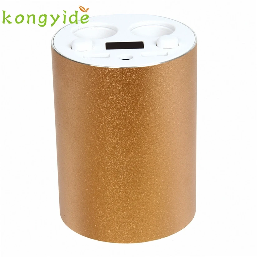 Car-stlyling kongyide Aluminium Alloy Car Chargers with 2 USB Ports and Sockets Cigarette td17 dropship | Автомобили и мотоциклы