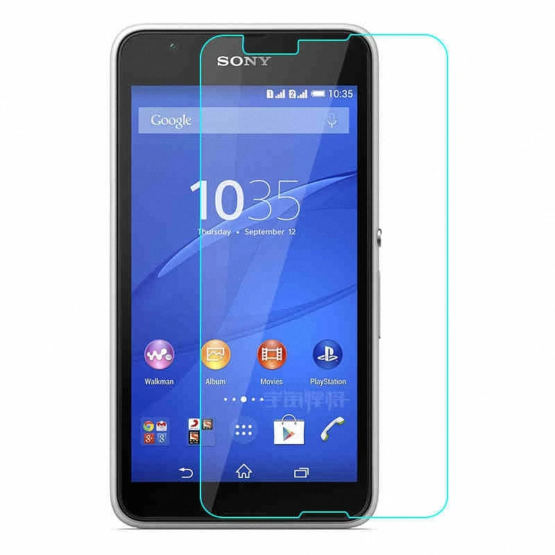 Закаленное стекло для Sony Xperia E4G Защита экрана Dual E2033 E2003 E2006 E2053 E2043 стеклянная