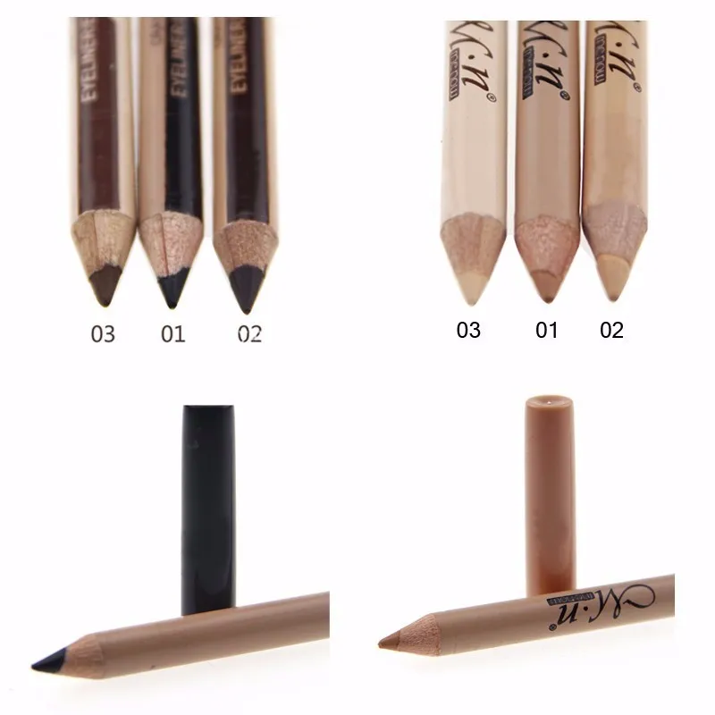 2 в 1 карандаш для макияжа Menow P09015 12 шт./лот|eyebrow pencil|eyebrows cosmeticspencil eyebrow |
