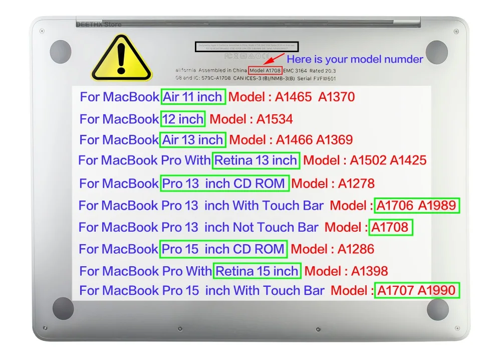 Прозрачный чехол 3 в 1 для Apple Mac book Air Pro Retina MacBook 13 с сенсорной панелью сумка