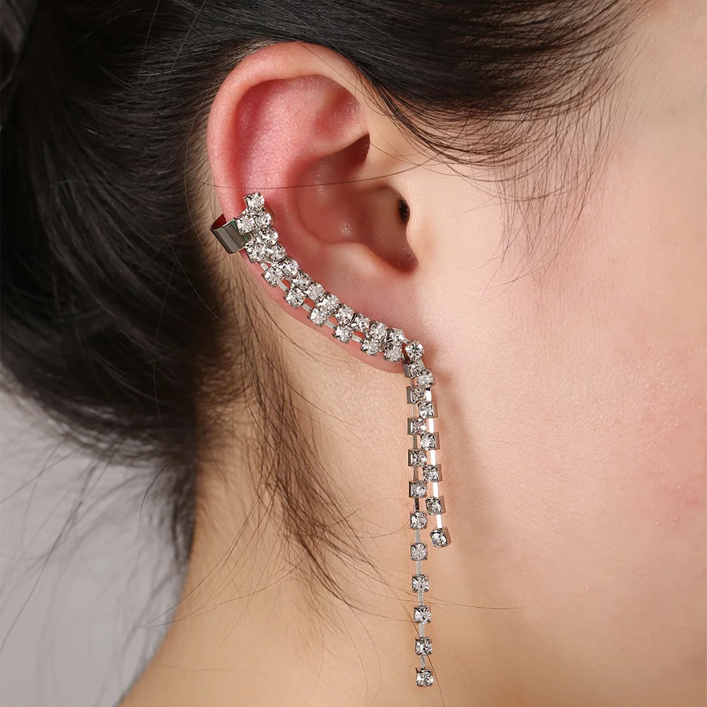 1 предмет Модный комплект с кисточками Кафф серьги ювелирных изделий Полный