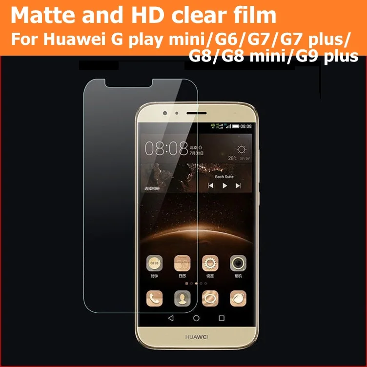 HD Глянцевая Прозрачная пленка для Huawei G play mini G6 G7 plus G8 Антибликовая матовая G9 ЖК