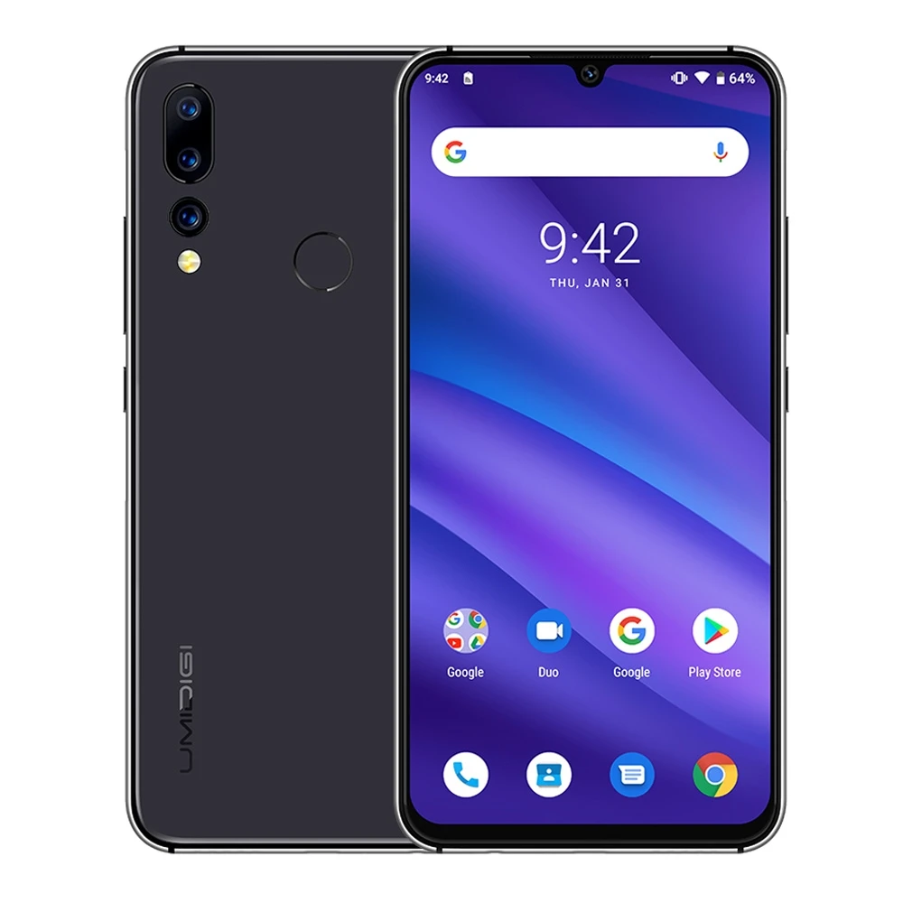 Глобальная версия UMIDIGI A5 PRO Android 9 0 Восьмиядерный мобильный телефон 6 3 дюйма FHD + 16