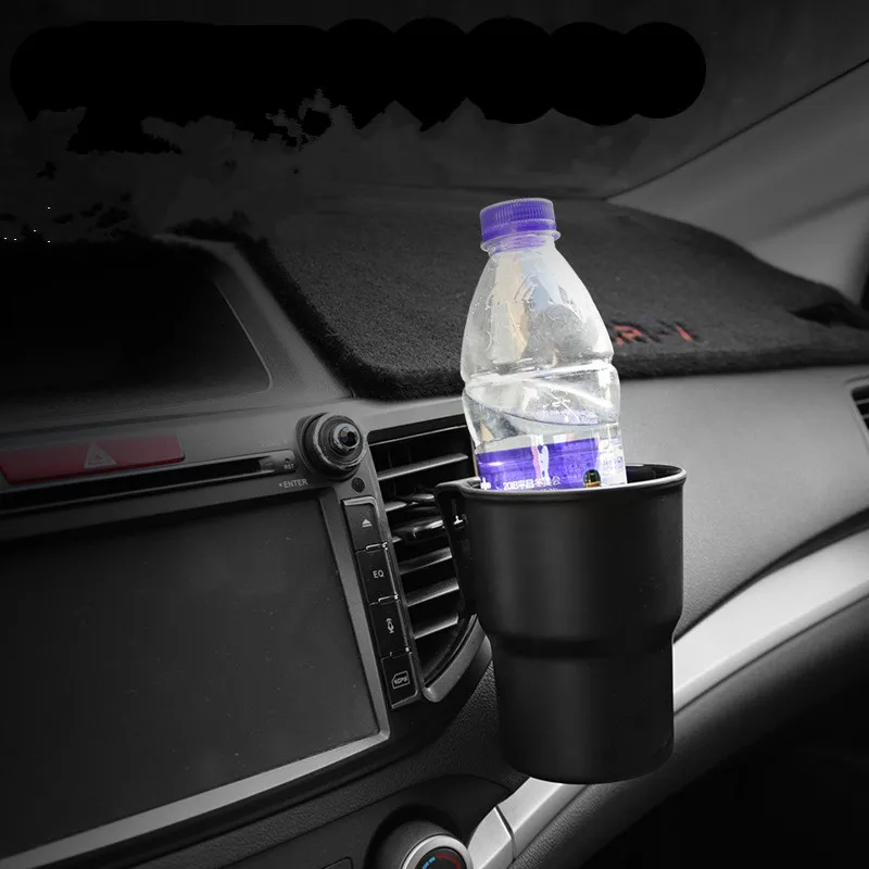universal car cup holder hanging air vent outlet door mount bottle drinks holder for coin keys phone stand multifunctional box free global shipping