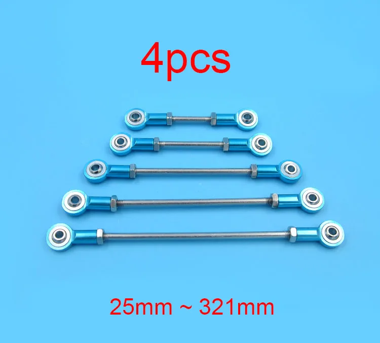 4 шт. металлические концевые соединители M3 для рулевого стержня 3 мм|pull rod|ball linklink