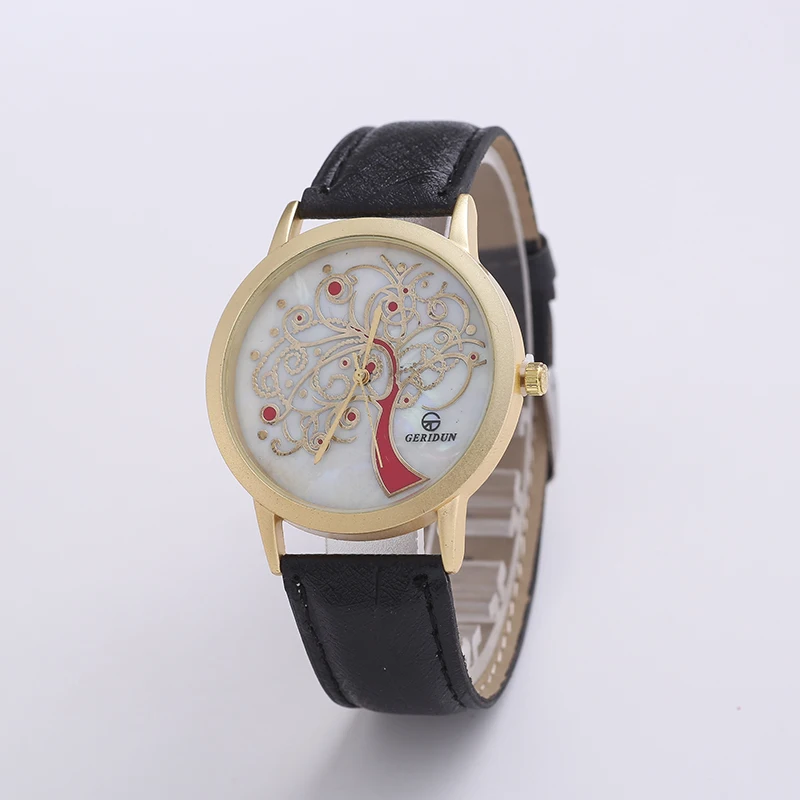 Часы наручные женские кварцевые с кожаным ремешком брендовые модные спортивные