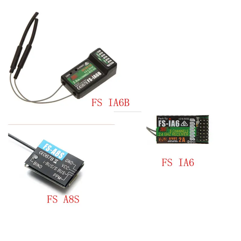 Flysky FS-A8S A8S fs-ia6b fa-ia6 2 4G 8-канальный мини-приемник с PPM-Autobus SBUS Ctrl para Drone Quadcopter accesorios de