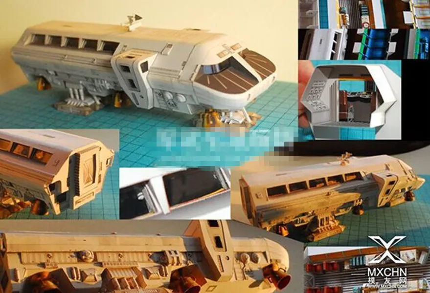 Высококачественная пленка 2001: Комплект бумажных моделей Space odissy Rocket Bus