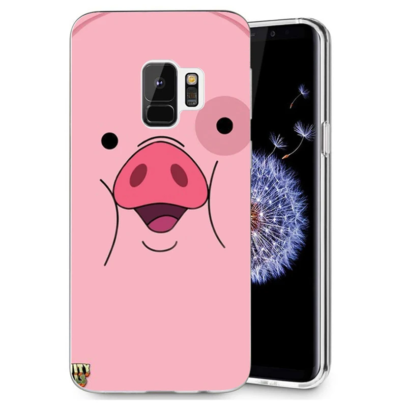 For Samsung Galaxy S3 S9 S9Plus S8 Plus S7 edge Note 8 TPU design beauty hand pineapple Flower Flora Pig Painted Case R007 |
