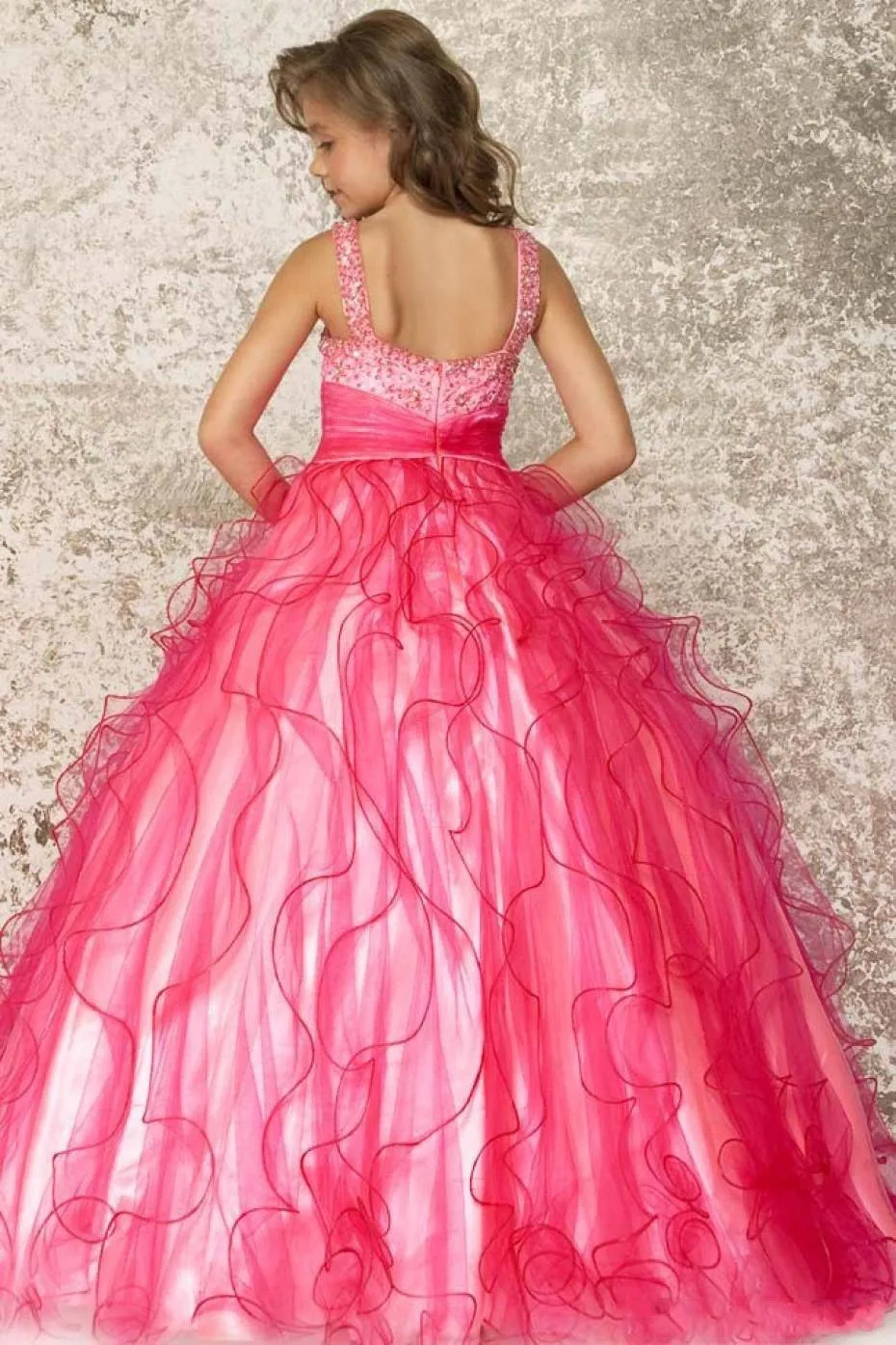 

Red Best Selling Designer Girls Pageant Dresses Floor Length Organza 2017 New Arrival Sleeveless Pageant Dresses for girls ZP061