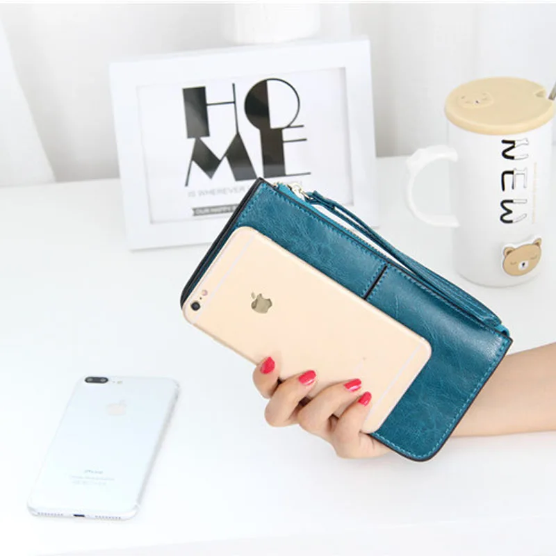 

Itapkris Leather Long Women Purse Large Capacity Clutch Money Bag Female Coin Pocket Card Holder Case Rfid Wallet Porte Bogesi