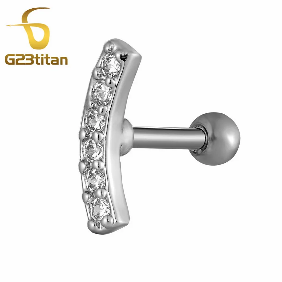 Фиолетовый G23titan, Крутое мужское кольцо для пирсинга, серьги для ушей, кольца с кристаллами, серьги для пирсинга, аксессуары для мужчин, мужское ювелирное изделие для тела - Окраска металла: Фиолетовый