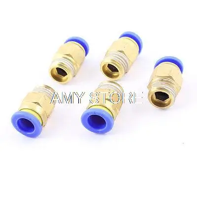 

Прямые Быстрые соединители пневматические фитинги 8 мм x 1/4 "BSPT наружная резьба