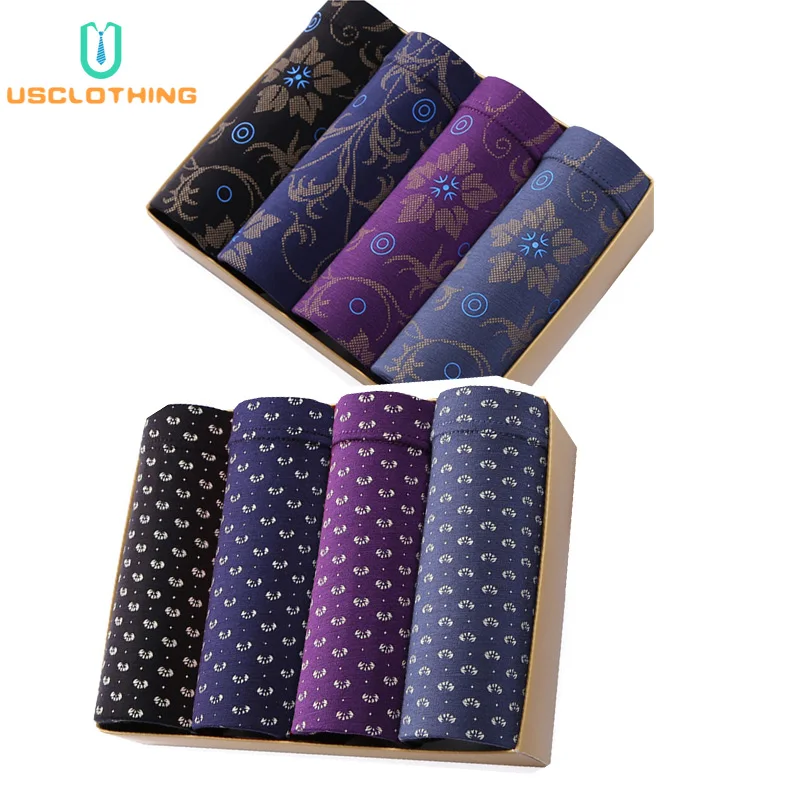 Нижнее белье мужское 8 шт./партия дышащие боксеры с 3D рисунком|Мужские трусы