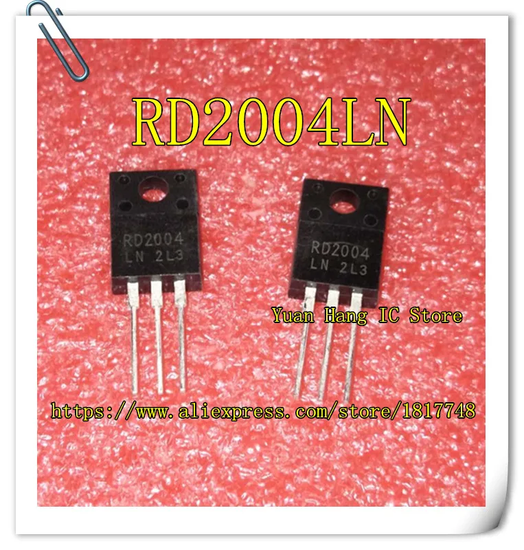 

50PCS/LOT RD2004LN RD2004 RD2004N TO-220F 400V 20A new original