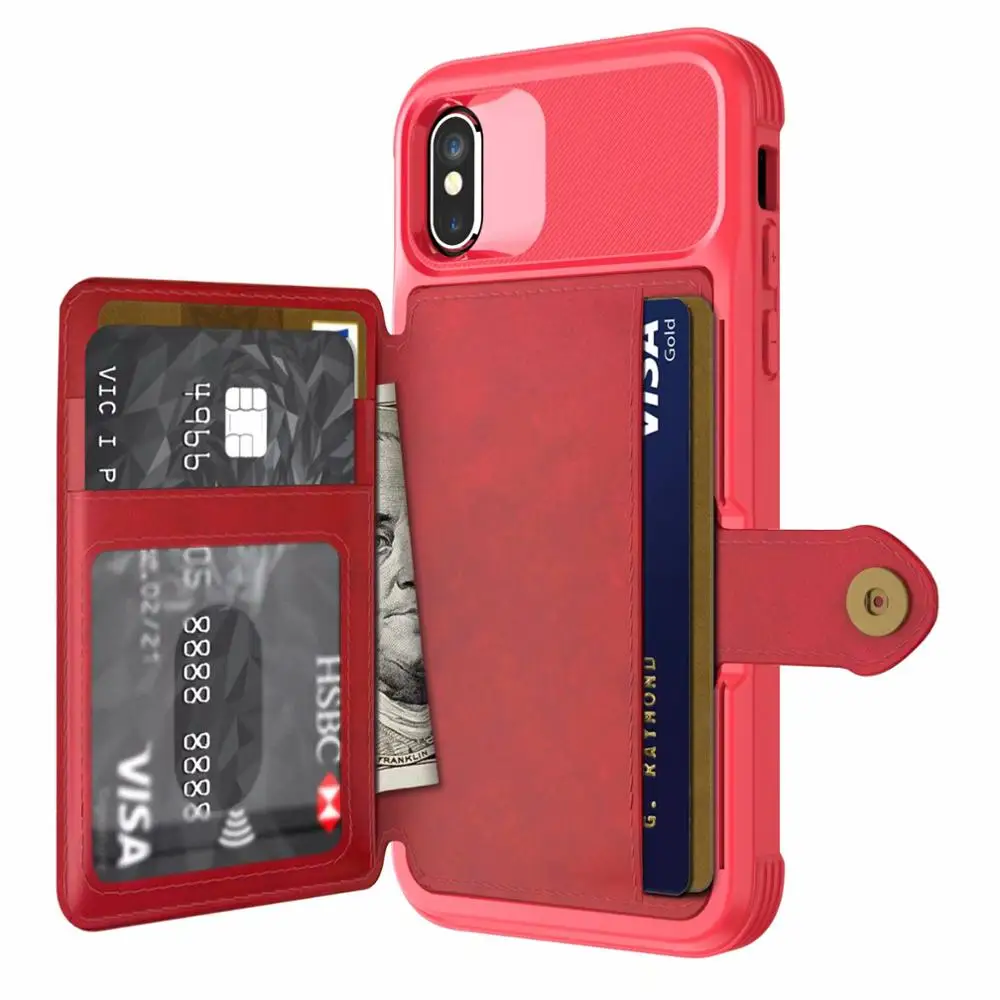 Автомобильный Магнитный чехол из искусственной кожи для iPhone X XR XS Max 6 6S 7 8 Plus