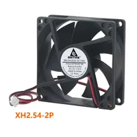 Gdstime 20 pcs Two Ball DC 12V High Speed 0.35A 80*80*25mm 8025 8cm Computer Case Brushless Motor Cooling Fan 80mm x 25mm 2Pin