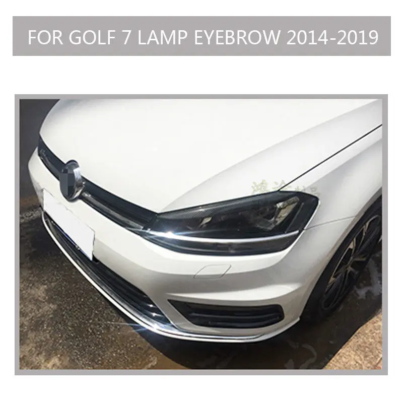 Golf 7 Автомобильная фара из углеродного волокна губы брови abt still для vw MK7 R|Обвесы| |