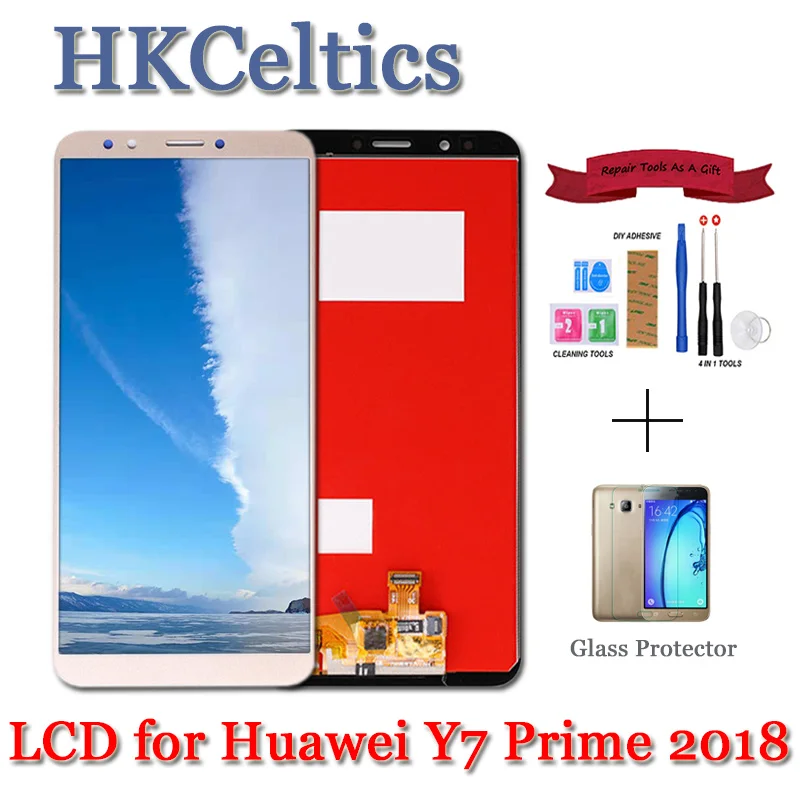 5 99 дюйма для Huawei Y7 Pro 2018 / Prime ЖК дисплей + сенсорный экран дигитайзер в сборе с