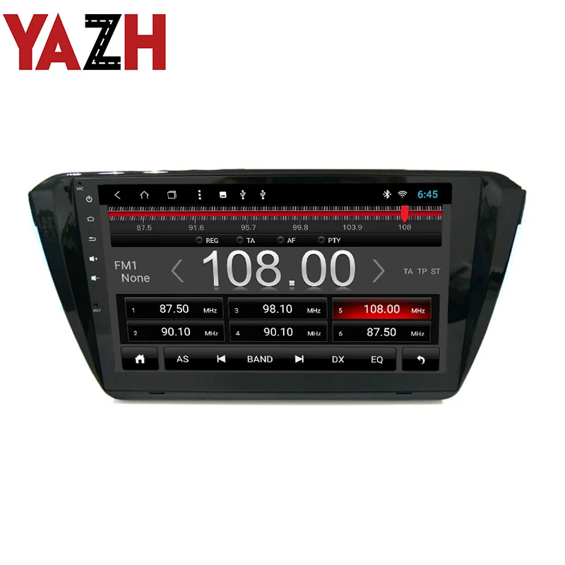YAZH 10 1 дюймов ips HD дисплей автомобиля радио для Volkswagen Skoda Superb In Dash 32 Гб gps навигация