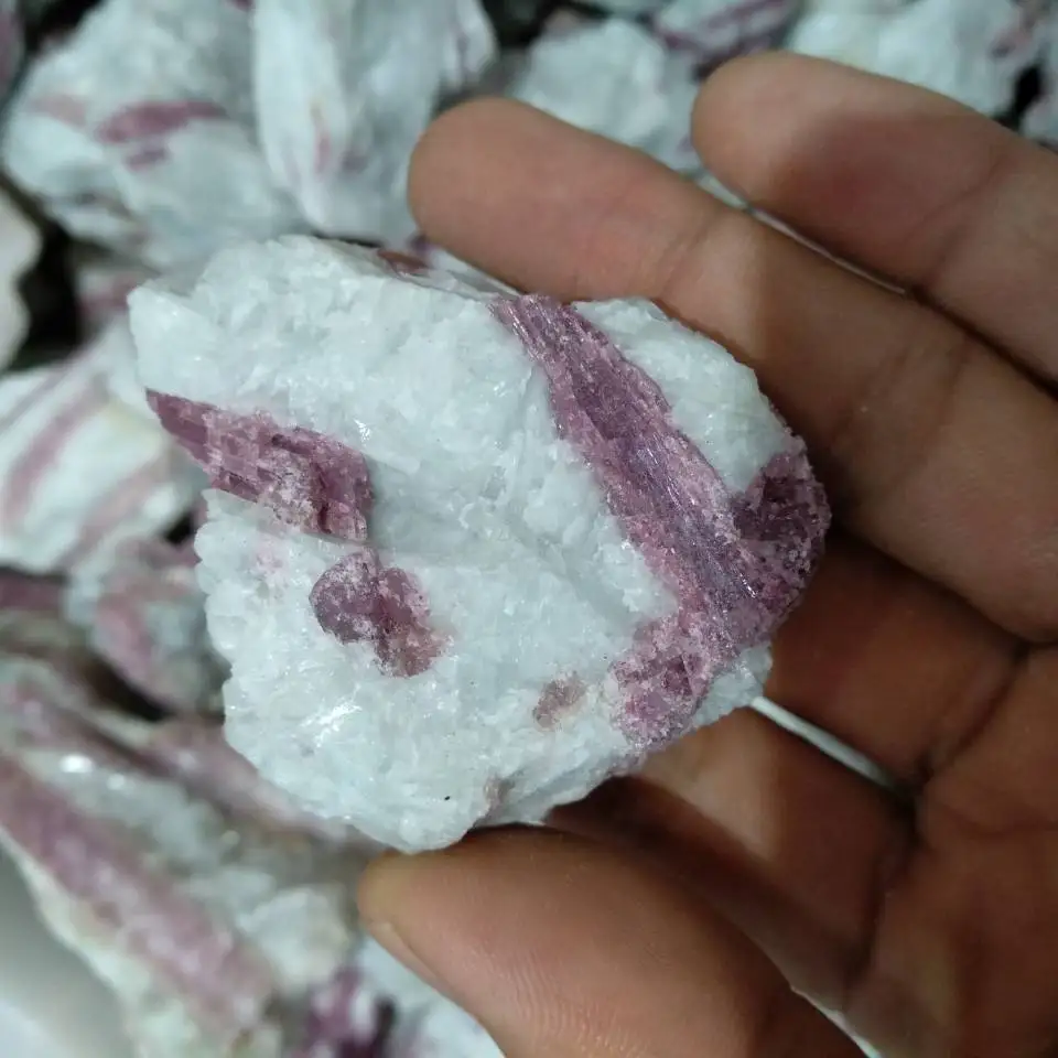 150g Red Tourmaline Crystal Facet Rough Specimen 100% Natural | Дом и сад