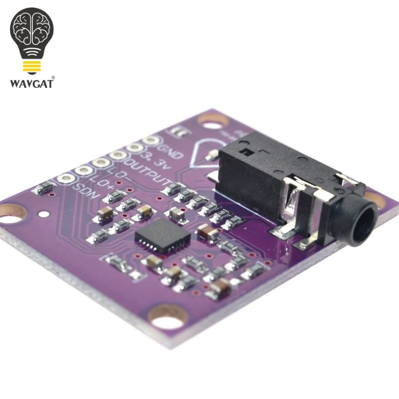 WAVGAT AD8232 Physiological Measurement Heart Pulse ECG Bio Monitor Sensor Module Board Hot Sale | Электронные компоненты и