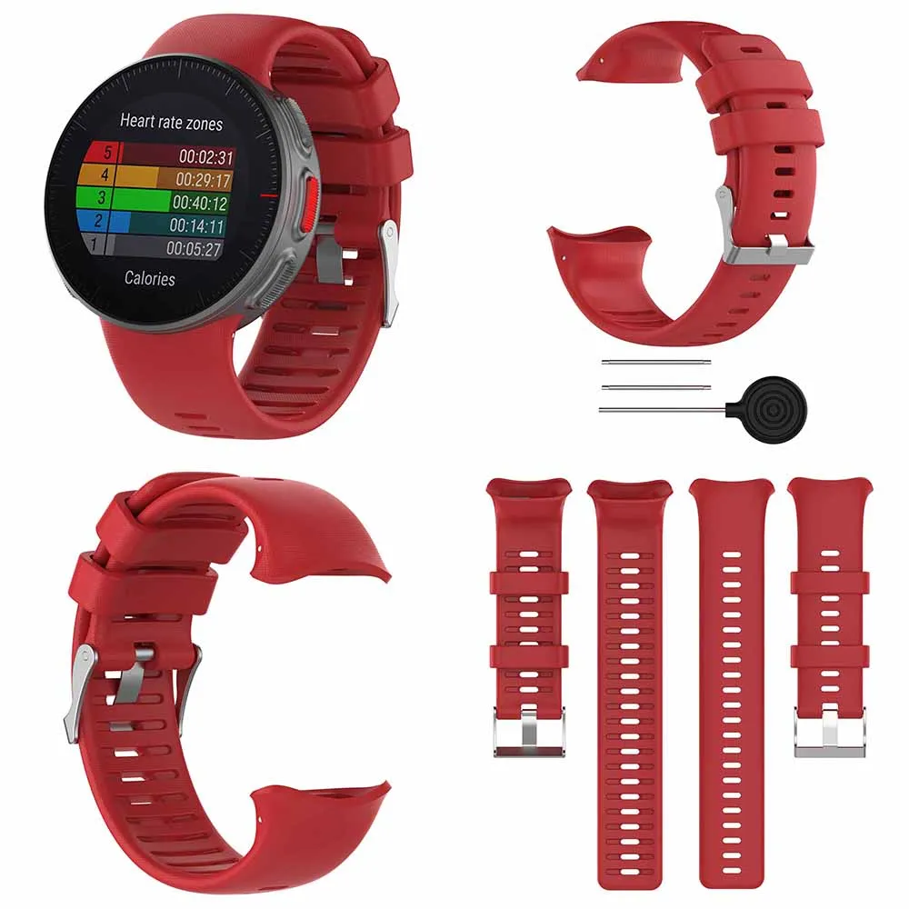 Силиконовый ремешок для умных часов Polar Vantage V сменный Браслет запасные части