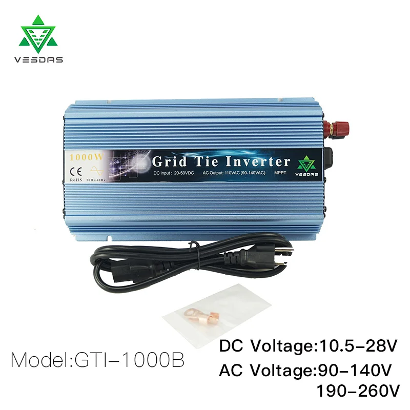 Слежением за максимальной точкой мощности Функция 1000W для широкой и полной