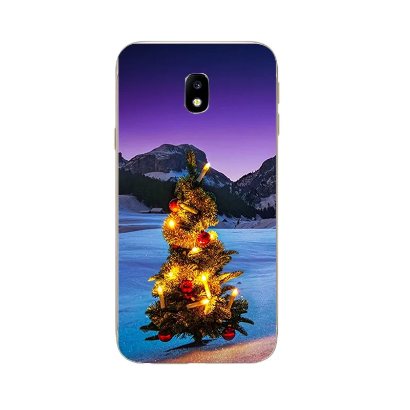 ТПУ чехол s для samsung Galaxy S8/S8 Plus чехол для телефона для Galaxy J3 J5 J7 чехол для J3 Prime чехол с рождественским рисунком