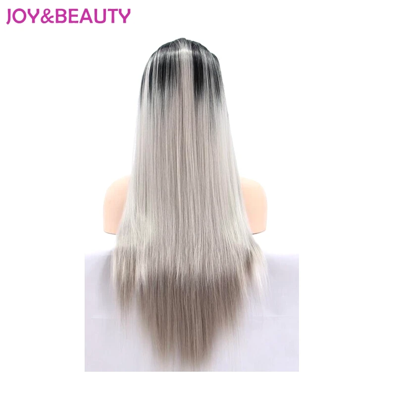 JOY &amp BEAUTY термостойкие волосы длинные прямые кружевные передние парики