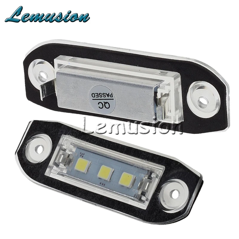 1 пара Автомобильные светодиодные лампы 12 В для номерного знака | Автомобили и