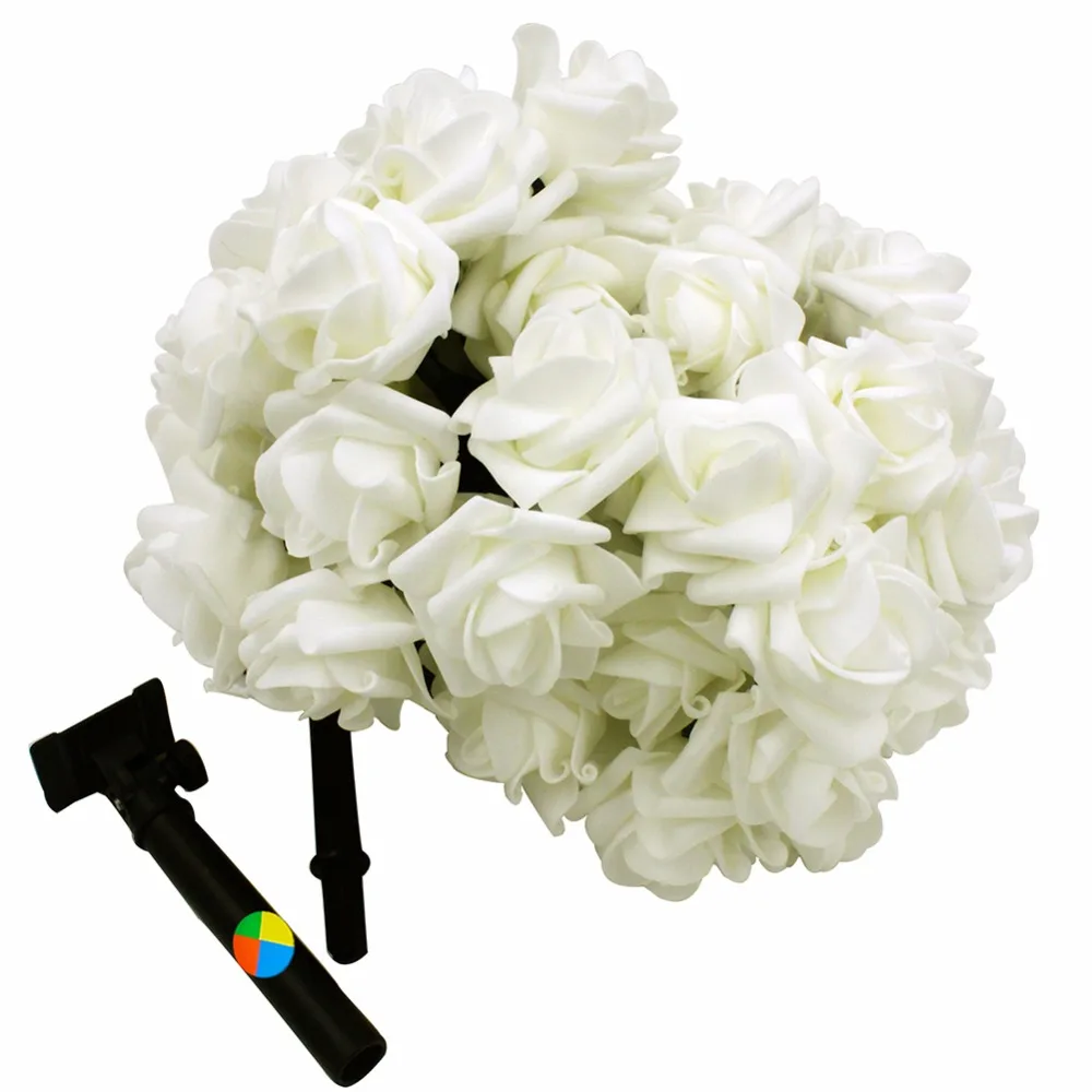 Солнечный СВЕТ Строка Огни Свадьба Розы Венки 20 Светодиодов 4.8 М Открытый День