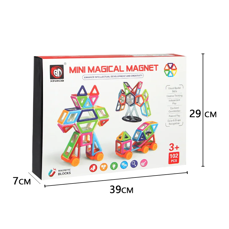 

ABS Plastic Building Blocks Magnetic Educational Toys Children's Handmade Learning Toys Building Blocks