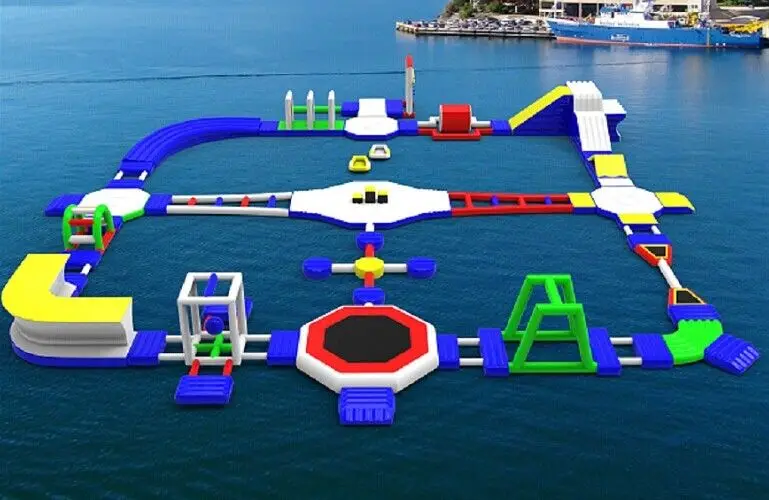 2018 горячая Распродажа Открытый Взрослый надувной плавающий аквапарк