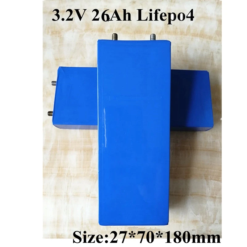 20 шт. Lifepo4 3 2 в 25 Ач аккумуляторная батарея 26 для упаковки Diy аккумулятор высокой