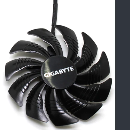 Fan-b 4-контактный Вентилятор охлаждения T129215SU 0.50A для видеокарты Gigabyte GeForce GTX 1050 1060 1070Ti RX 570 580 RX 480 - Цвет лезвия: Fan-b