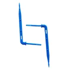 Синяя стрелка капельница для Redmi 35 мм гибкий шланг для тепличного орошения Системы изогнутые стрелки излучатель автоматический трубопровод для полива капельницы 500 шт