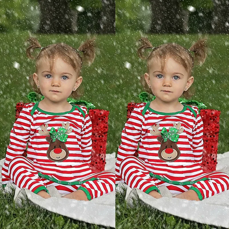 Emmababy стандартная Пижама унисекс Одежда для младенцев мальчиков девочек
