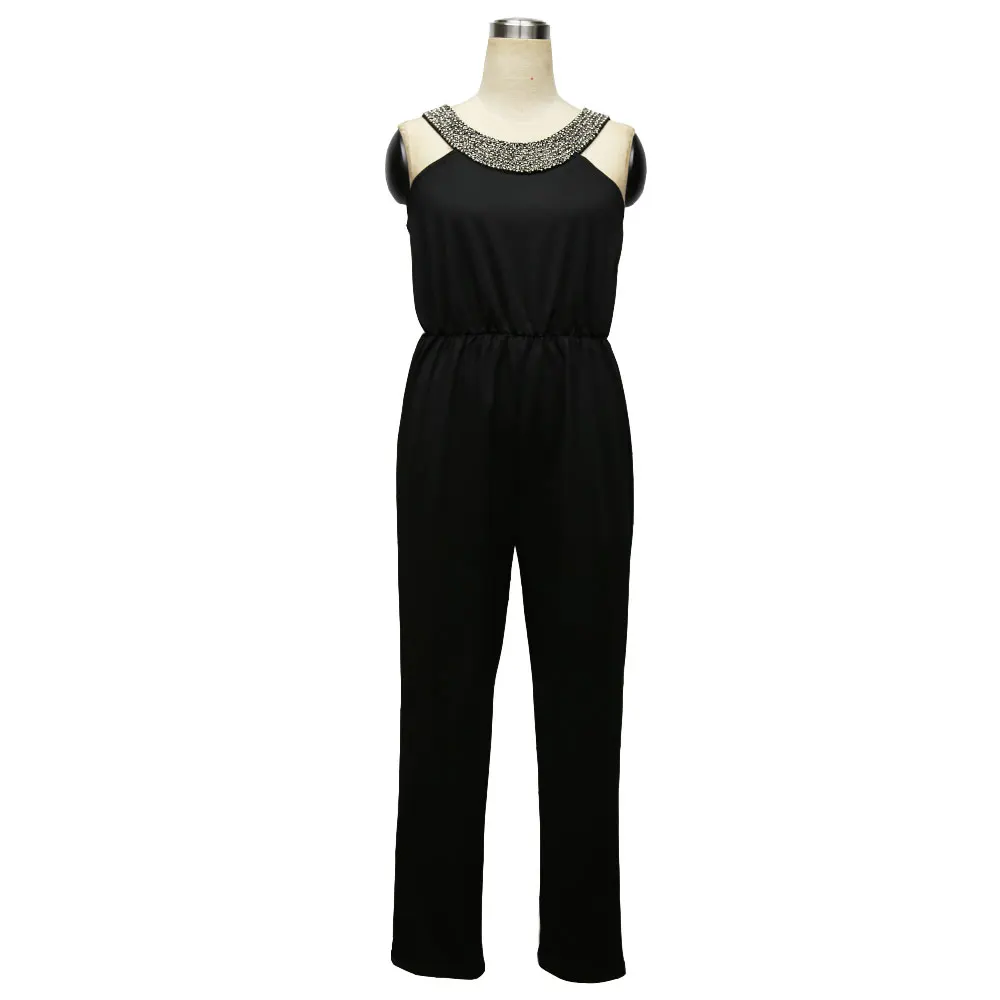 Женский комбинезон с вышивкой бисером свободного покроя|women jumpsuit|women jumpsuits free