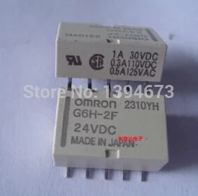 

HOT NEW G6H-2F 24VDC G6H-2F-24VDC G6H 2F DC24V OMRON SOP10
